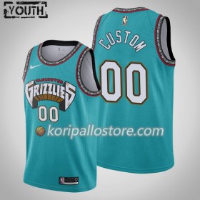Memphis Grizzlies Custom Nike 25th Season Hardwood Classics Lasten Pelipaidat Swingman